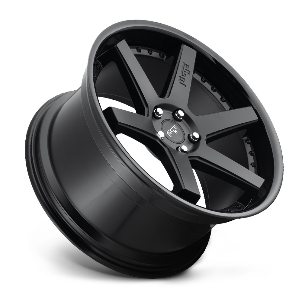 20" Niche 1PC M192 Altair 20x10.5 Gloss Black Matte Black 5x112 Wheel 30mm Rim