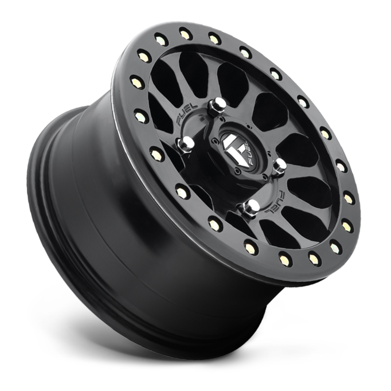 Fuel UTV D920 Vector Beadlock 14x7 4x156 Matte Black Wheel 14" 13mm Rim
