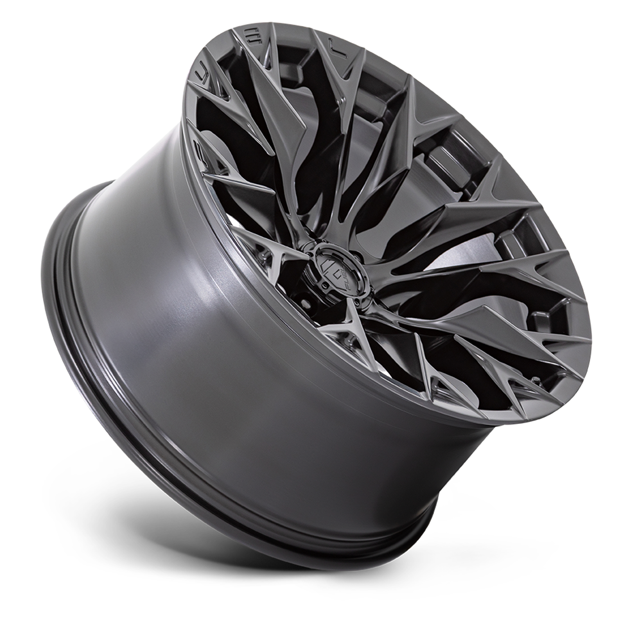 Fuel 1PC D804 Flame 22x10 6x5.5 Blackout Wheel 22" -18mm Rim