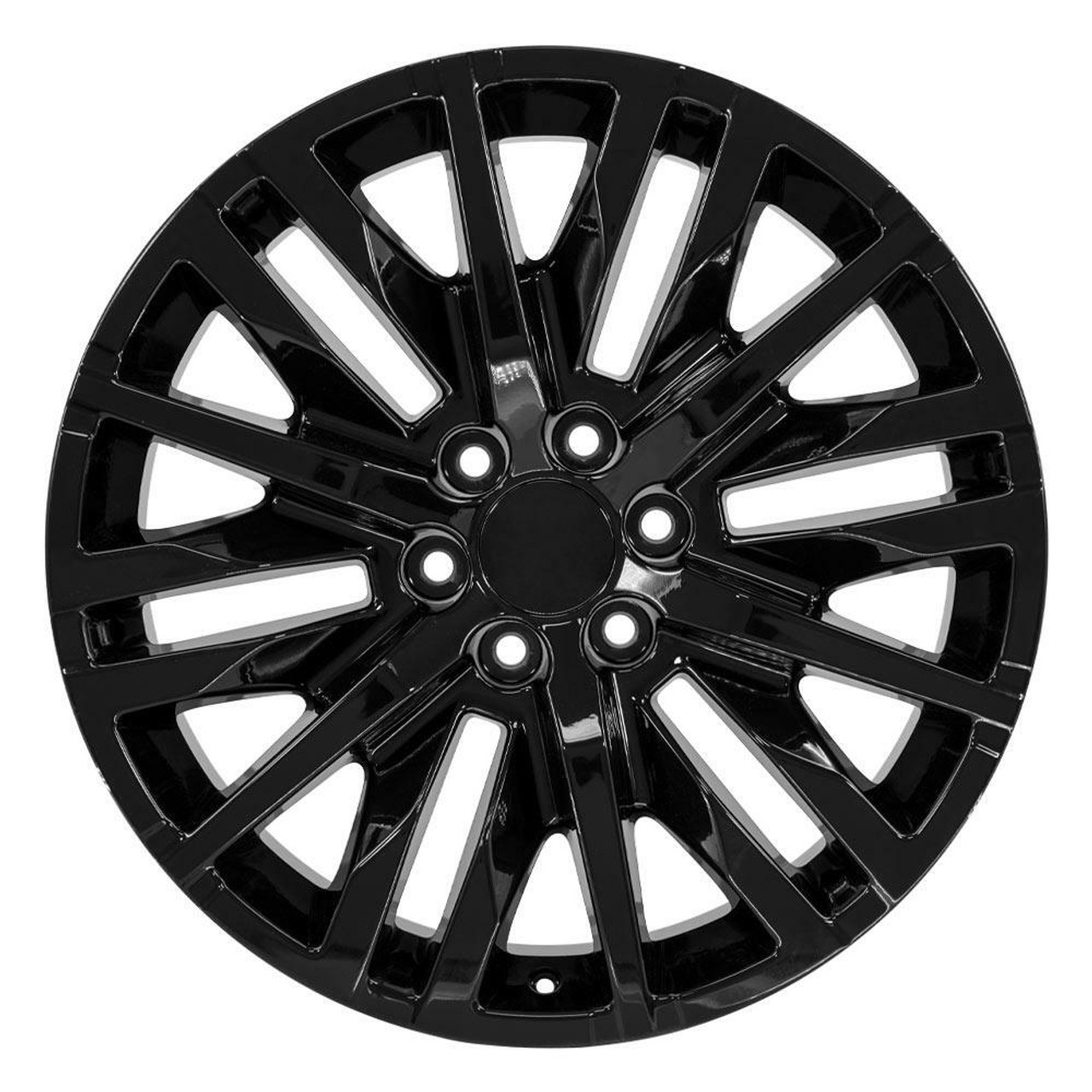 Set 4 22" OE Wheels CV33 Gloss Black 22x9 Wheels 6x5.5 28mm Replica Rims