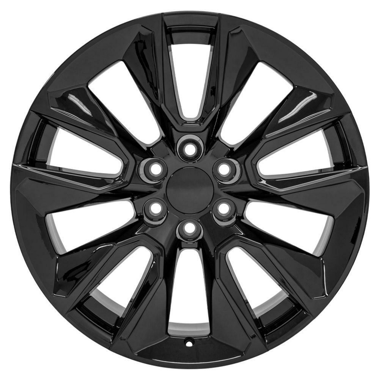 24" OE Wheels CV32 Gloss Black 24x10 Wheel 6x5.5 28mm Replica Rim