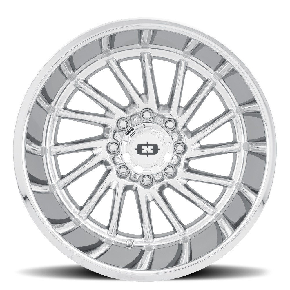 20" Vision 306 Rapier Chrome 20x10 6x5.5 -25mm For Chevy GMC Ram Cadillac Wheel