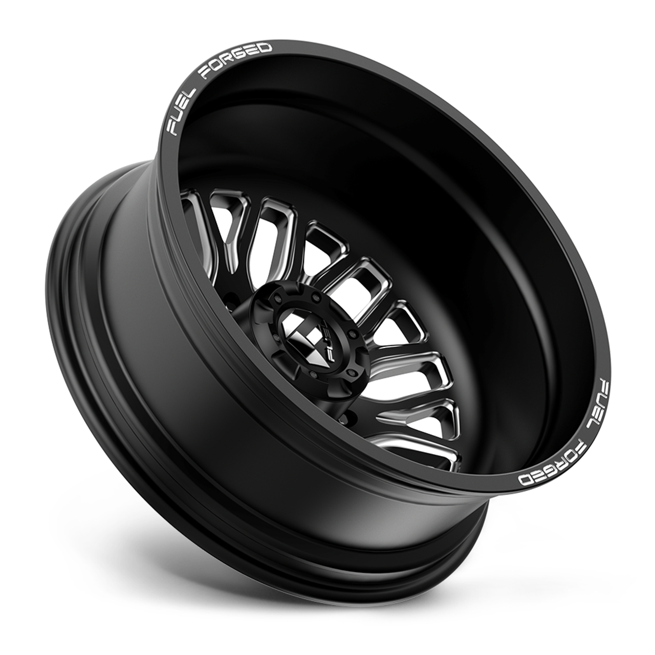 20" Fuel Mono DB66 FFC66 20x8.25 10x225 Matte Black Milled Wheel -202mm Rim