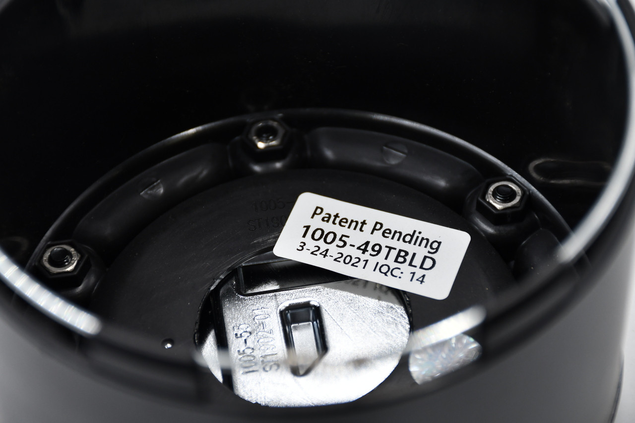 Fuel Black W/ Chrome Logo Wheel Center Cap Hub Cap 1005-49TBLD 5" Aftermarket Fuel