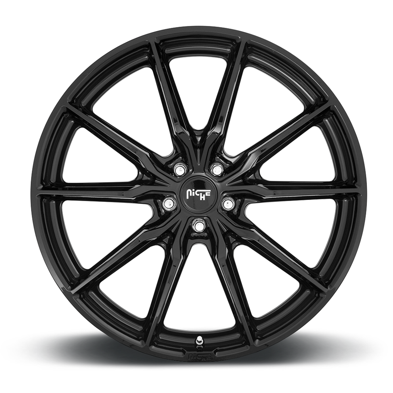 22" Niche 1PC M240 Rainier 22x9 Gloss Black 5x4.25 Wheel 38mm Rim 22" Niche 1PC M240 Rainier 22x9 Gloss Black 5x4.25 Wheel 38mm Rim