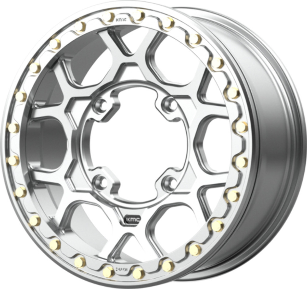 KMC Powersports Ks433 Mesa Beadlock Forged 15x6 4x137 Machined Wheel 15" 38