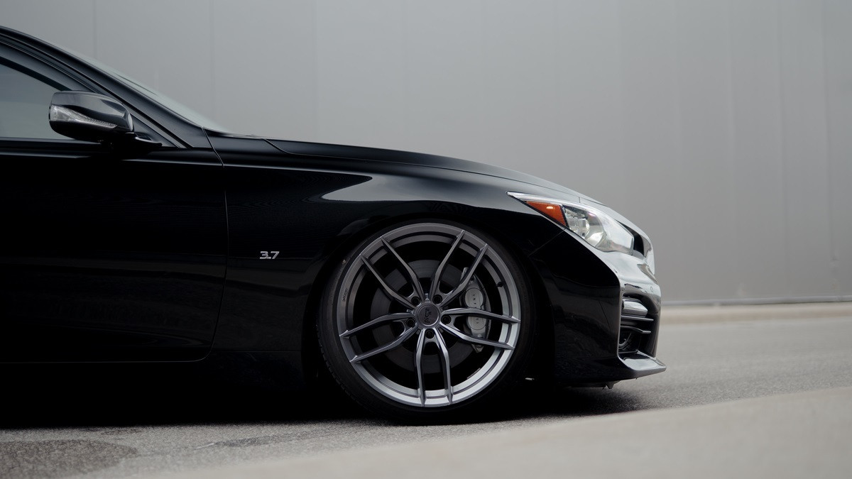 20" Niche M204 Vosso 20x10 5x112 Matte Anthracite Wheel 40mm Luxury Rim