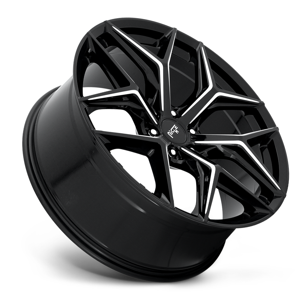 Niche 1PC M232 Vice Suv 24x10 6x135 Gloss Black Milled Wheel 24" 30mm Rim