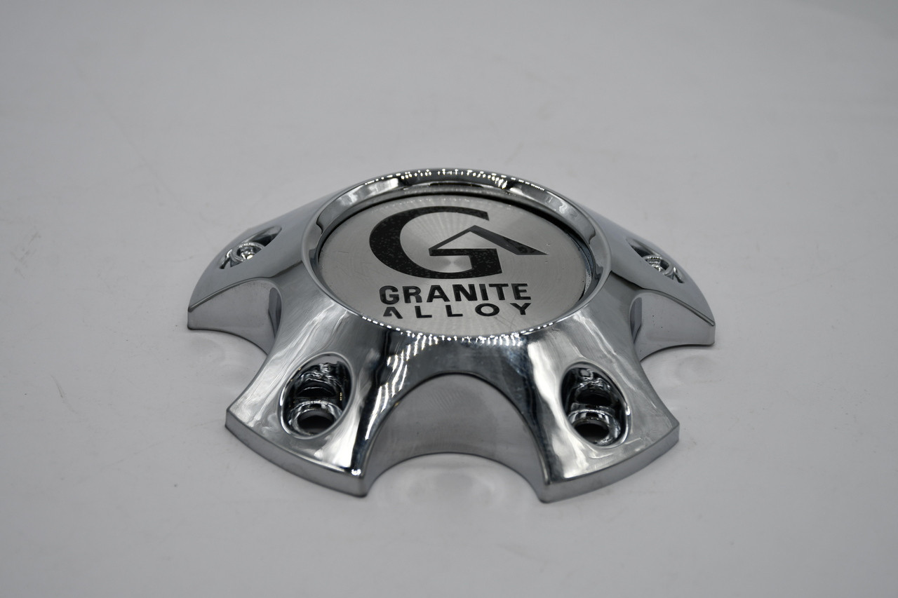 Granite Alloy GX1 5 Lug Chrome Wheel Center Cap Hub Cap PD-CAPSX-PCA800-5H 5"