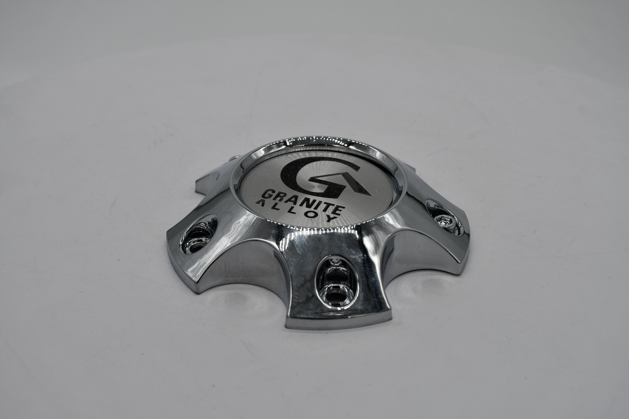 Granite Alloy GX1 5 Lug Chrome Wheel Center Cap Hub Cap PD-CAPSX-PCA800-5H 5"