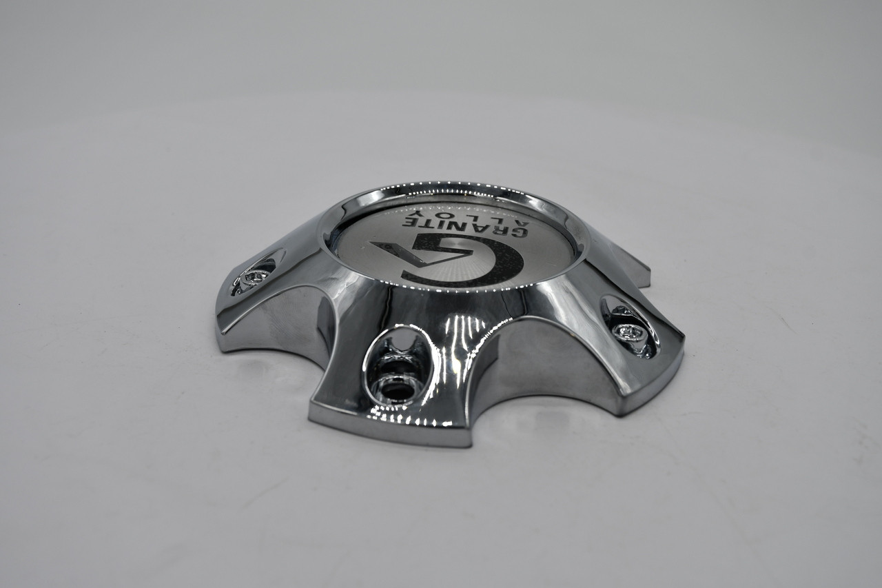 Granite Alloy GX1 5 Lug Chrome Wheel Center Cap Hub Cap PD-CAPSX-PCA800-5H 5"