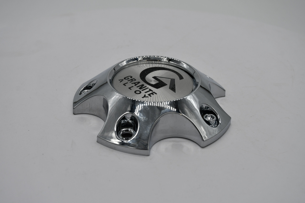 Granite Alloy GX1 5 Lug Chrome Wheel Center Cap Hub Cap PD-CAPSX-PCA800-5H 5"