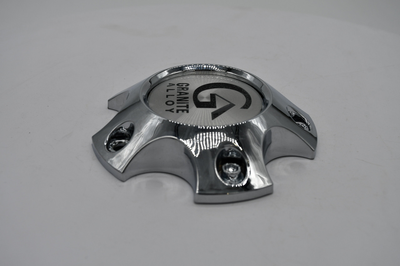 Granite Alloy GX1 5 Lug Chrome Wheel Center Cap Hub Cap PD-CAPSX-PCA800-5H 5"