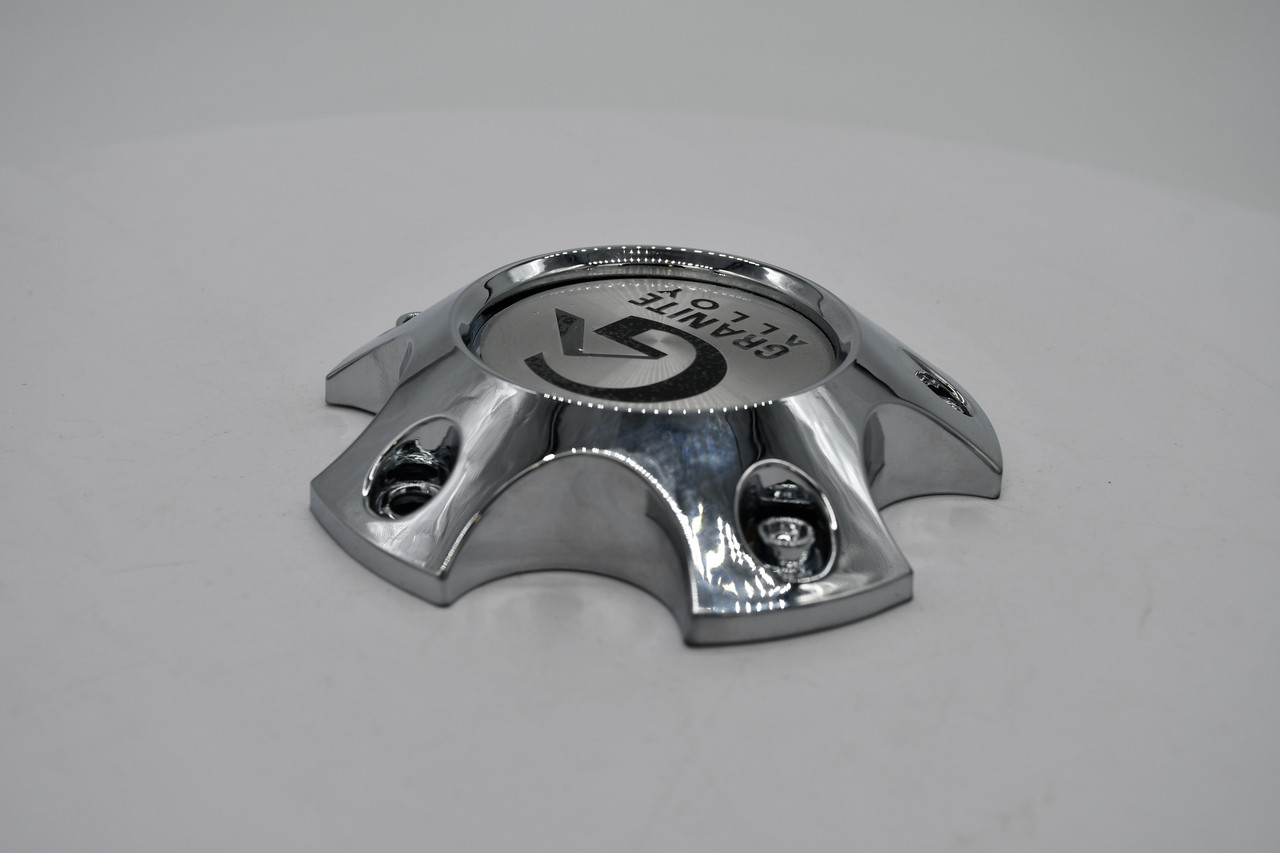 Granite Alloy GX1 5 Lug Chrome Wheel Center Cap Hub Cap PD-CAPSX-PCA800-5H 5"