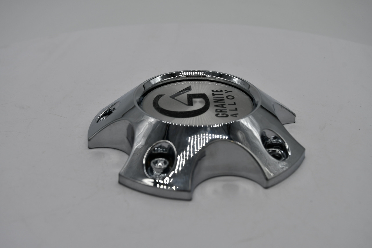 Granite Alloy GX1 5 Lug Chrome Wheel Center Cap Hub Cap PD-CAPSX-PCA800-5H 5"