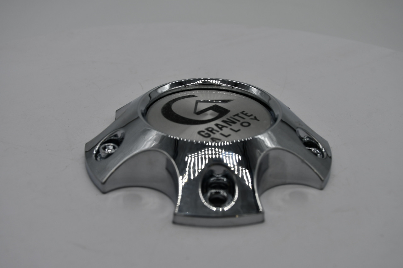 Granite Alloy GX1 5 Lug Chrome Wheel Center Cap Hub Cap PD-CAPSX-PCA800-5H 5"