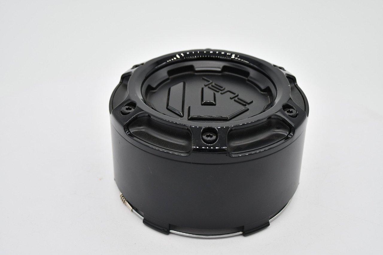 Fuel Satin Black Gloss Black Logo Wheel Center Cap Hub Cap 1005
