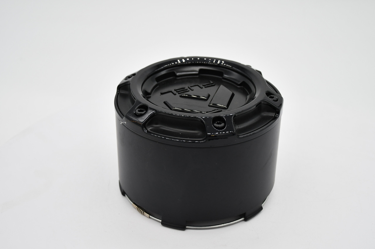 Fuel Satin Black Gloss Black Logo Wheel Center Cap Hub Cap 1005