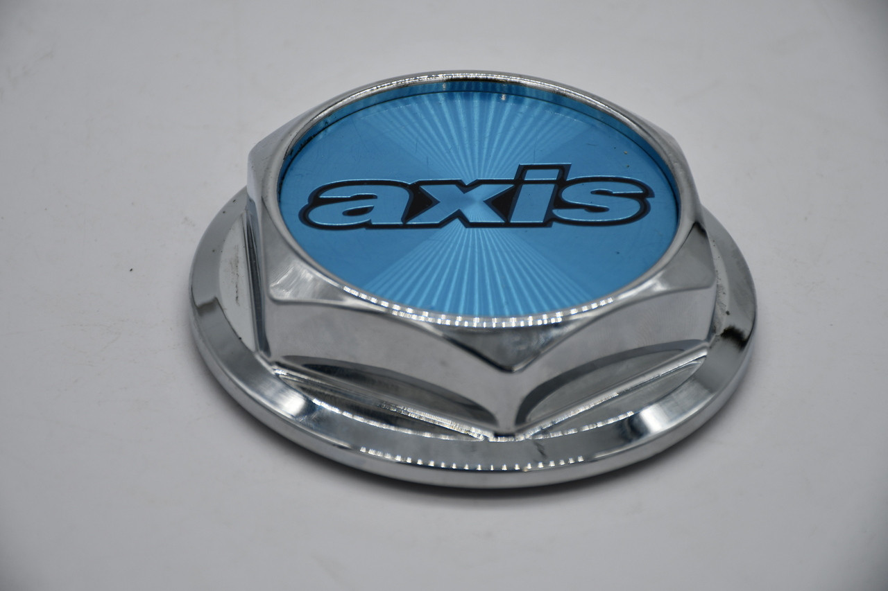 Axis Gloss Blue Gloss Logo Wheel Center Cap Hub Cap Axis 4 4"