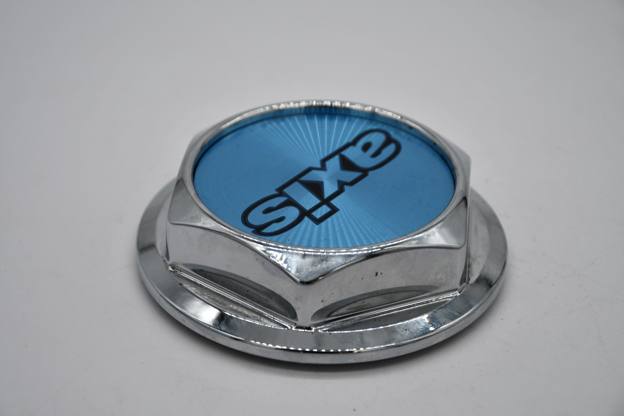 Axis Gloss Blue Gloss Logo Wheel Center Cap Hub Cap Axis 4 4"