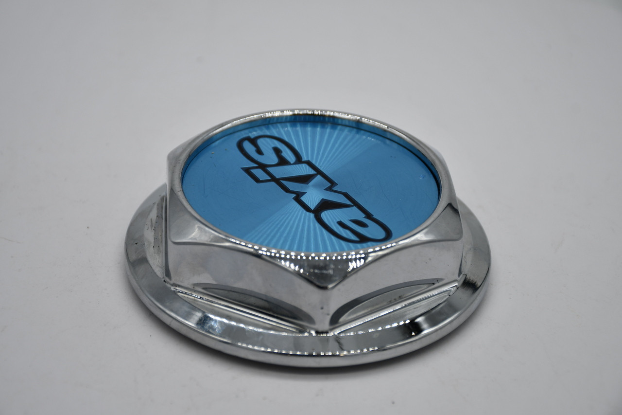 Axis Gloss Blue Gloss Logo Wheel Center Cap Hub Cap Axis 4 4"