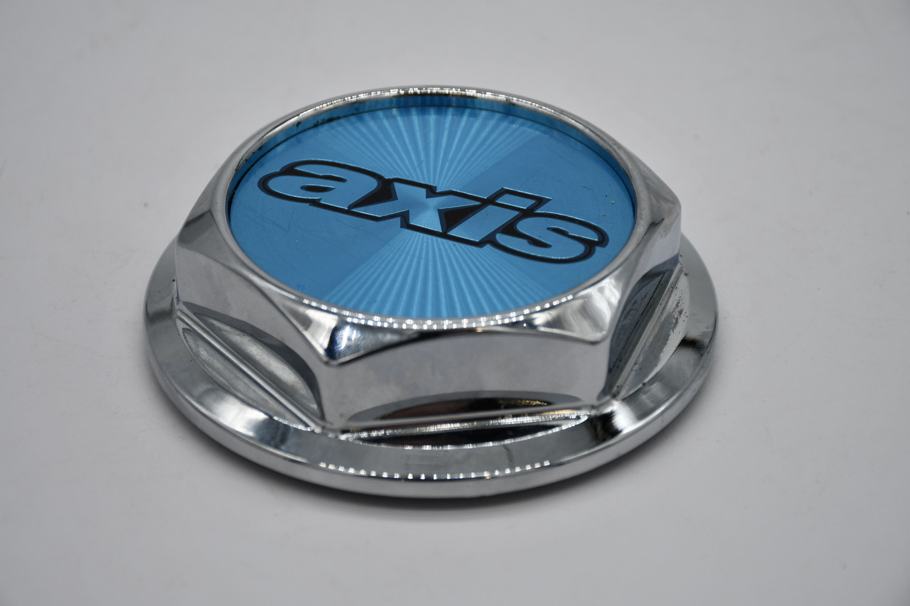 Axis Gloss Blue Gloss Logo Wheel Center Cap Hub Cap Axis 4 4"
