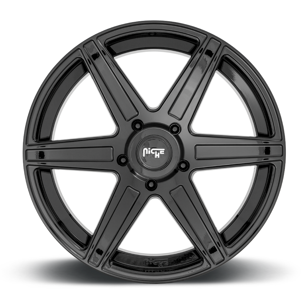 Niche 1PC M237 Carina 24x10 5x5.5 Gloss Black Wheel 24" 25mm Rim