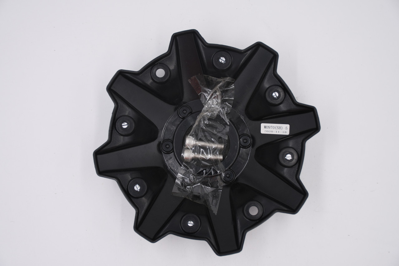 Moto Metal MO970 Satin Black Center Cap Hub Cap MO970(SB)-5 8.5" MO970