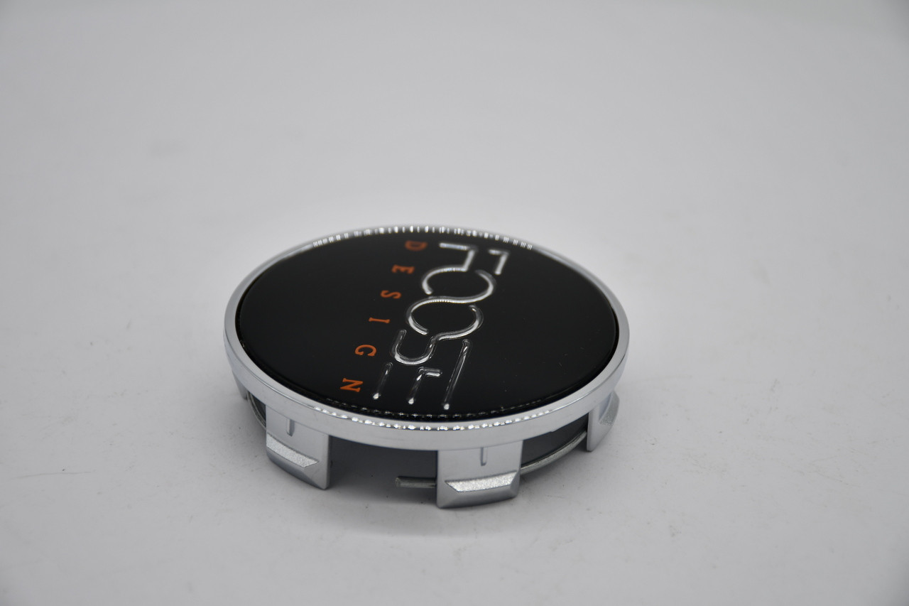 Foose Gloss Black Gloss Logo Wheel Center Cap Hub Cap 1002-54 3"