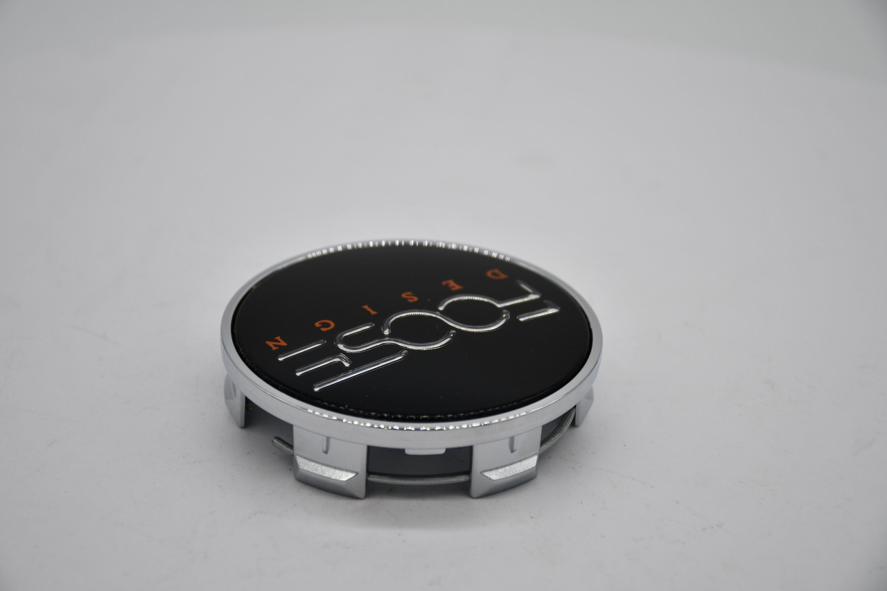Foose Gloss Black Gloss Logo Wheel Center Cap Hub Cap 1002-54 3"