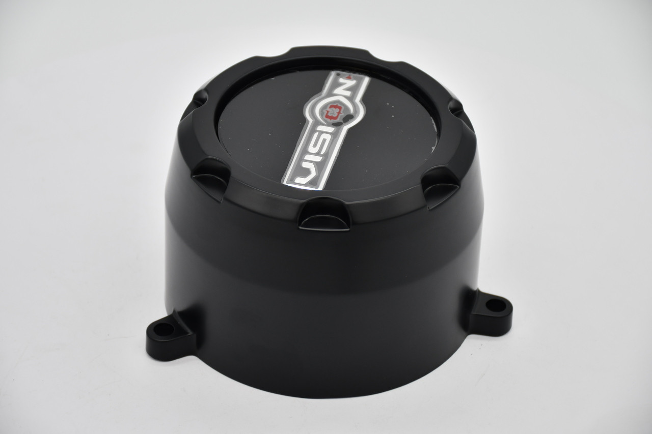 Vision 398 Manx C398MB-8V Matte Black Wheel Center Cap Fits 8x6.5 8x180 8x170