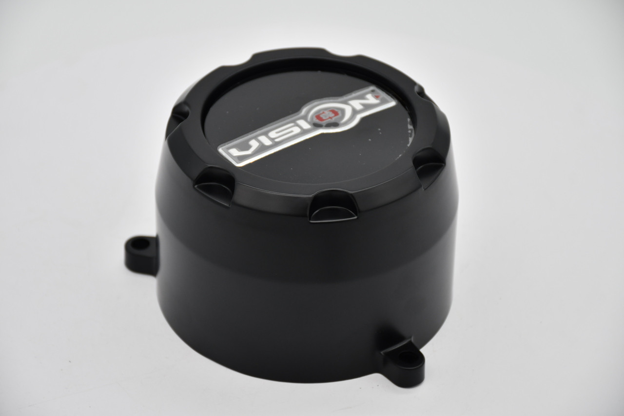 Vision 398 Manx C398MB-8V Matte Black Wheel Center Cap Fits 8x6.5 8x180 8x170