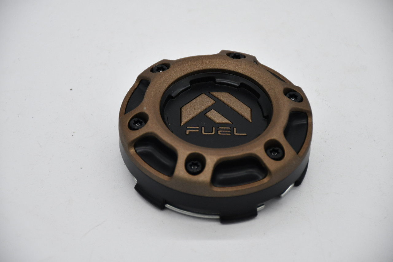 Fuel Satin Black Bronze Logo Wheel Center Cap Hub Cap 1004-68ZD