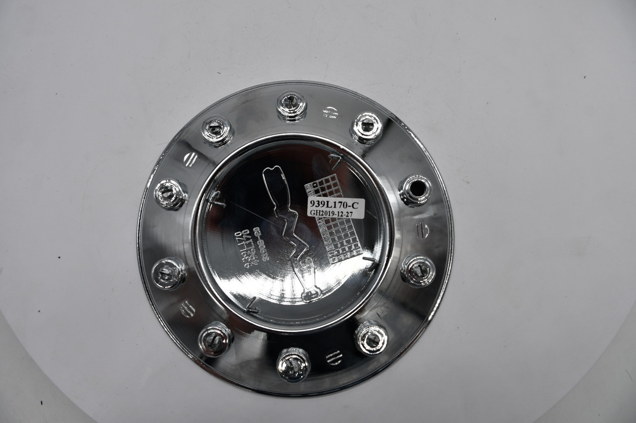 American Racing Chrome Black Logo Wheel Center Cap Hub Cap 939L170-C 6.8"