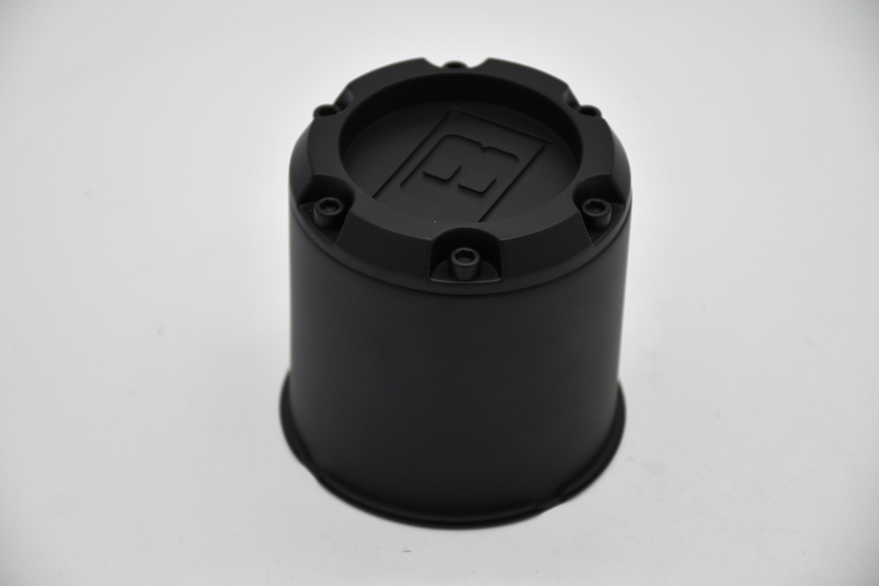 Level 8 Satin Black Wheel Center Cap Hub Cap CCL8HLRTR127MB 3,6'