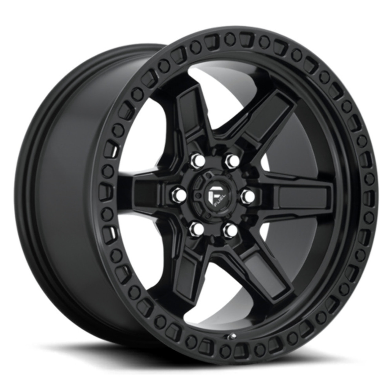 Fuel 1PC D697 Kicker 17x9 6x4.5 Matte Black Wheel 17" 12mm Rim