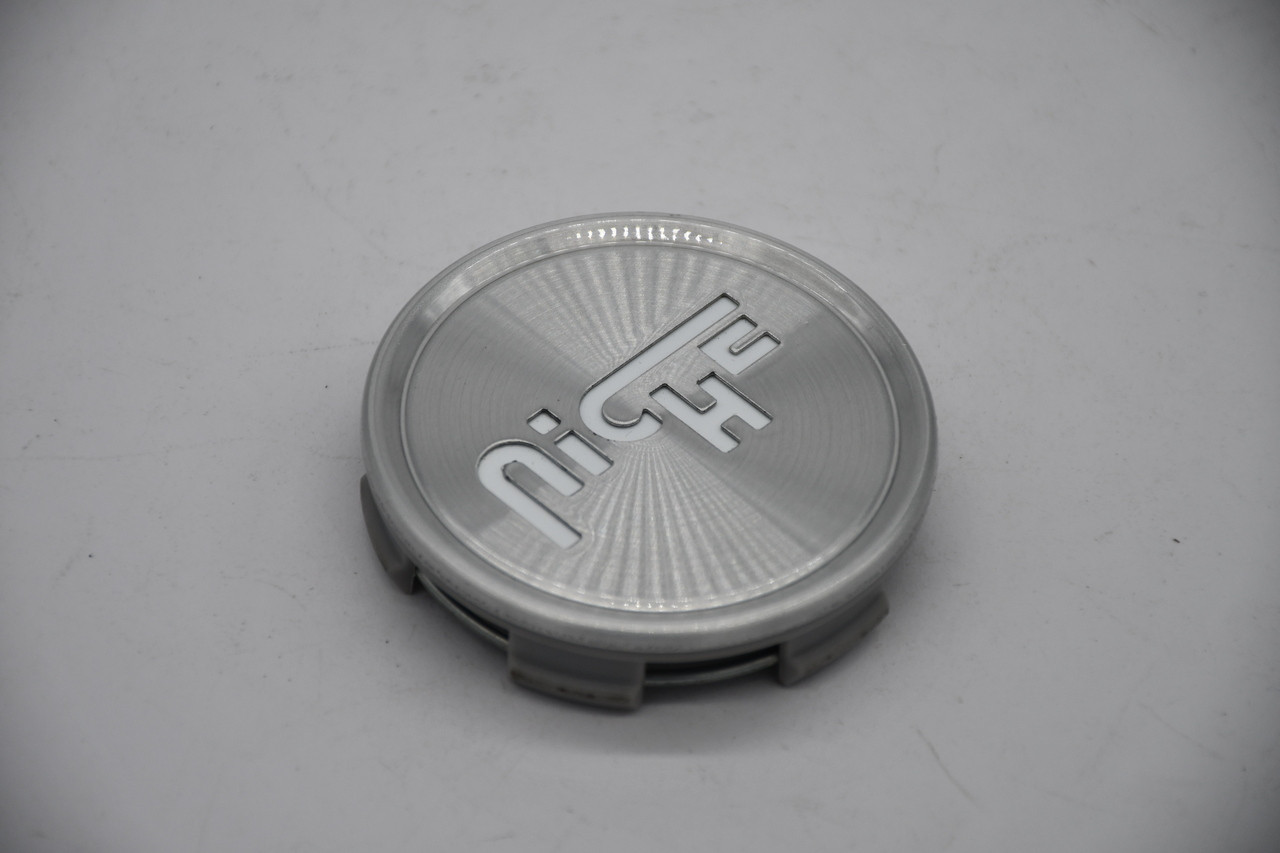 Niche Chrome White Logo Wheel Center Cap Hub Cap M-773 2.6"