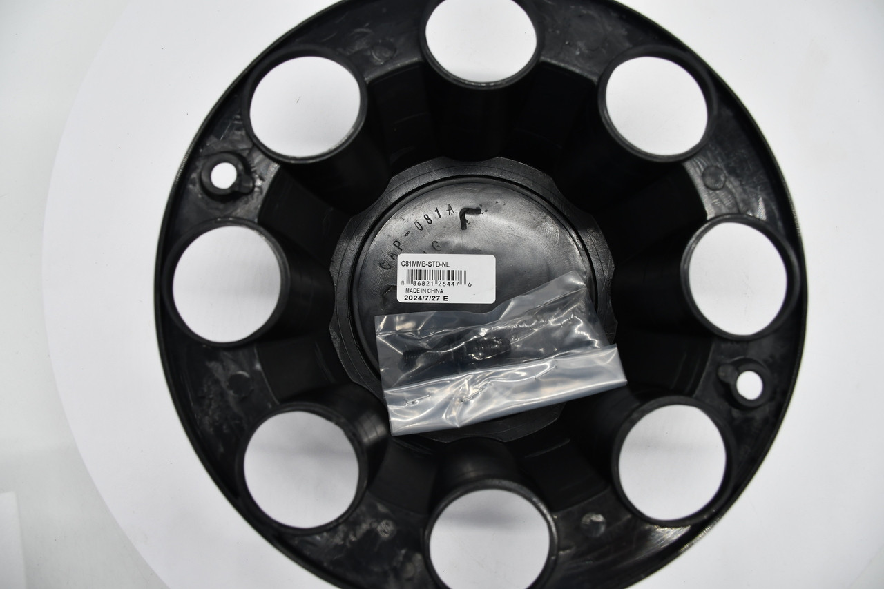 Vision 81 Heavy Hauler C81MMB-STD-NL Matte Black Wheel Center Cap Fit 8x6.5 8x170