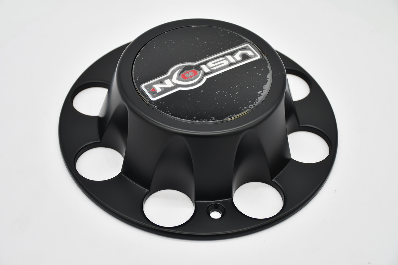 Vision 81A Heavy Hauler C81GMB-180R Matte Black Wheel Center Cap 9" Fits 8x180