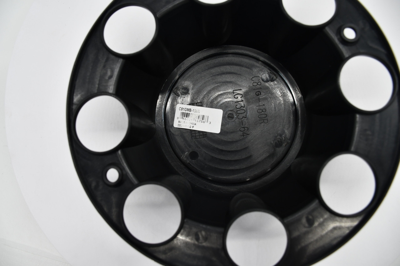 Vision 81A Heavy Hauler C81GMB-180R Matte Black Wheel Center Cap 9" Fits 8x180