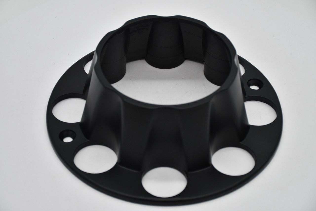 Vision 81 Heavy Hauler C81MMB-OPEN Matte Black Wheel Center Cap Fits 8x6.5 8x170