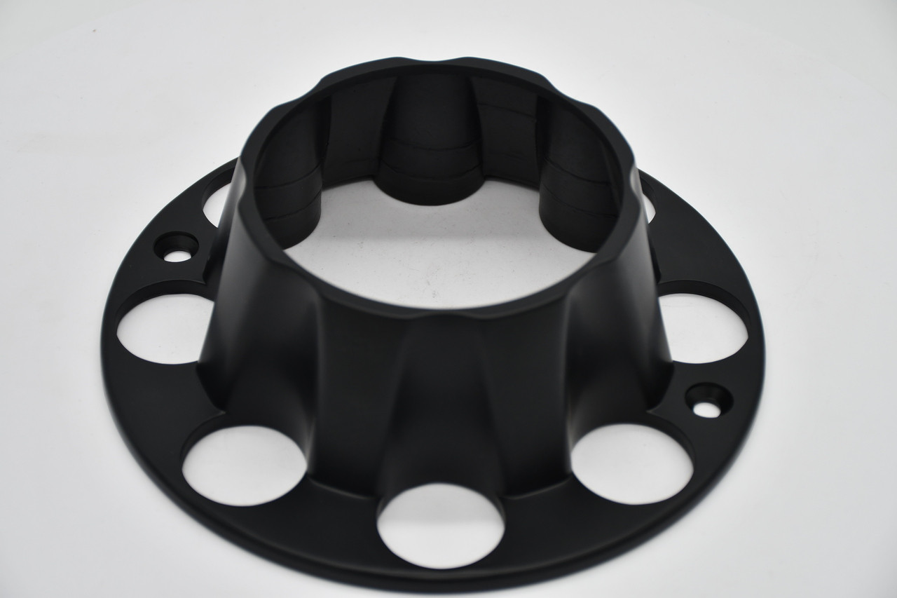 Vision 81 Heavy Hauler C81MMB-OPEN Matte Black Wheel Center Cap Fits 8x6.5 8x170