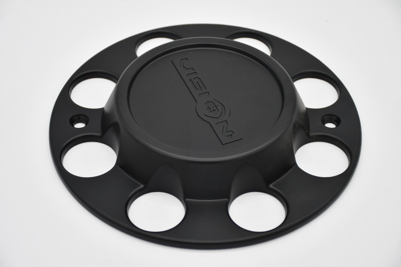 Vision 81A Heavy Hauler C81FMB-180F Matte Black Wheel Center Cap Fits 8x180