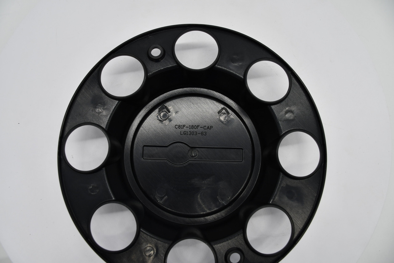 Vision 81A Heavy Hauler C81FMB-180F Matte Black Wheel Center Cap Fits 8x180