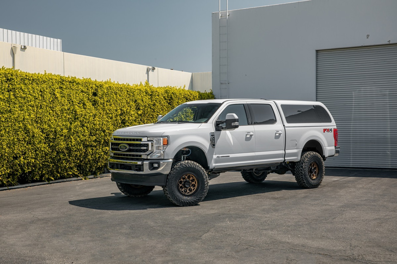 KMC KM541 Dirty Harry 18x8.5 6x5.5 Matte Bronze Black Lip Wheel 18" 18mm