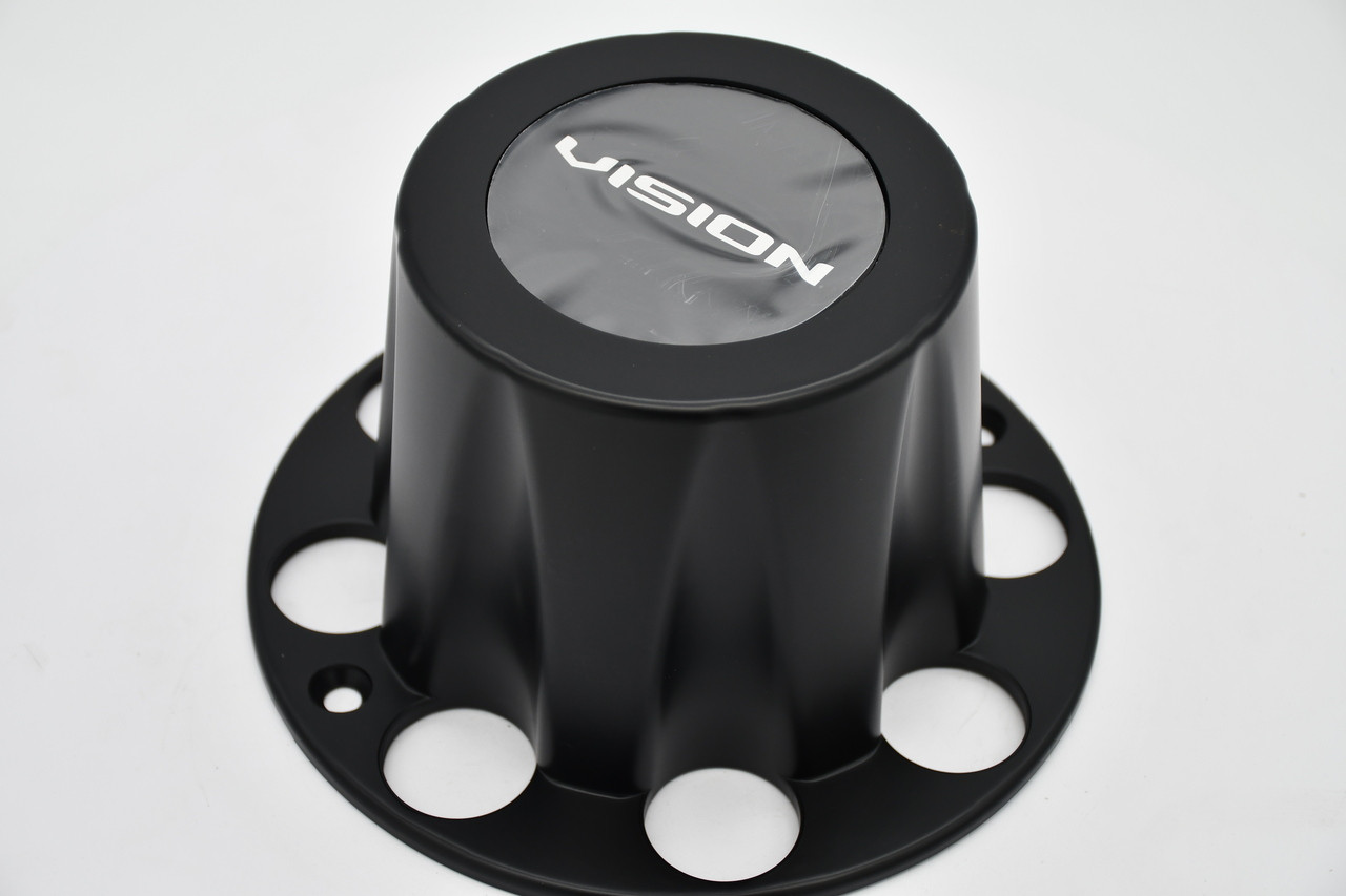 Vision 181 Hauler Dually C181ZMB-DP C81MMB-DEEP Matte Black Wheel Center Cap 8 Lug
