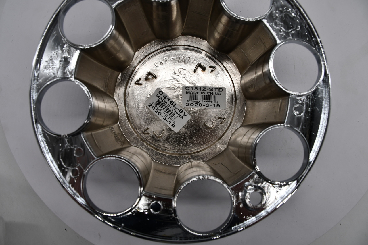 Vision 181 Hauler Dually C181Z-STD C81M-STD Chrome Wheel Center Cap 8x6.5 8x170