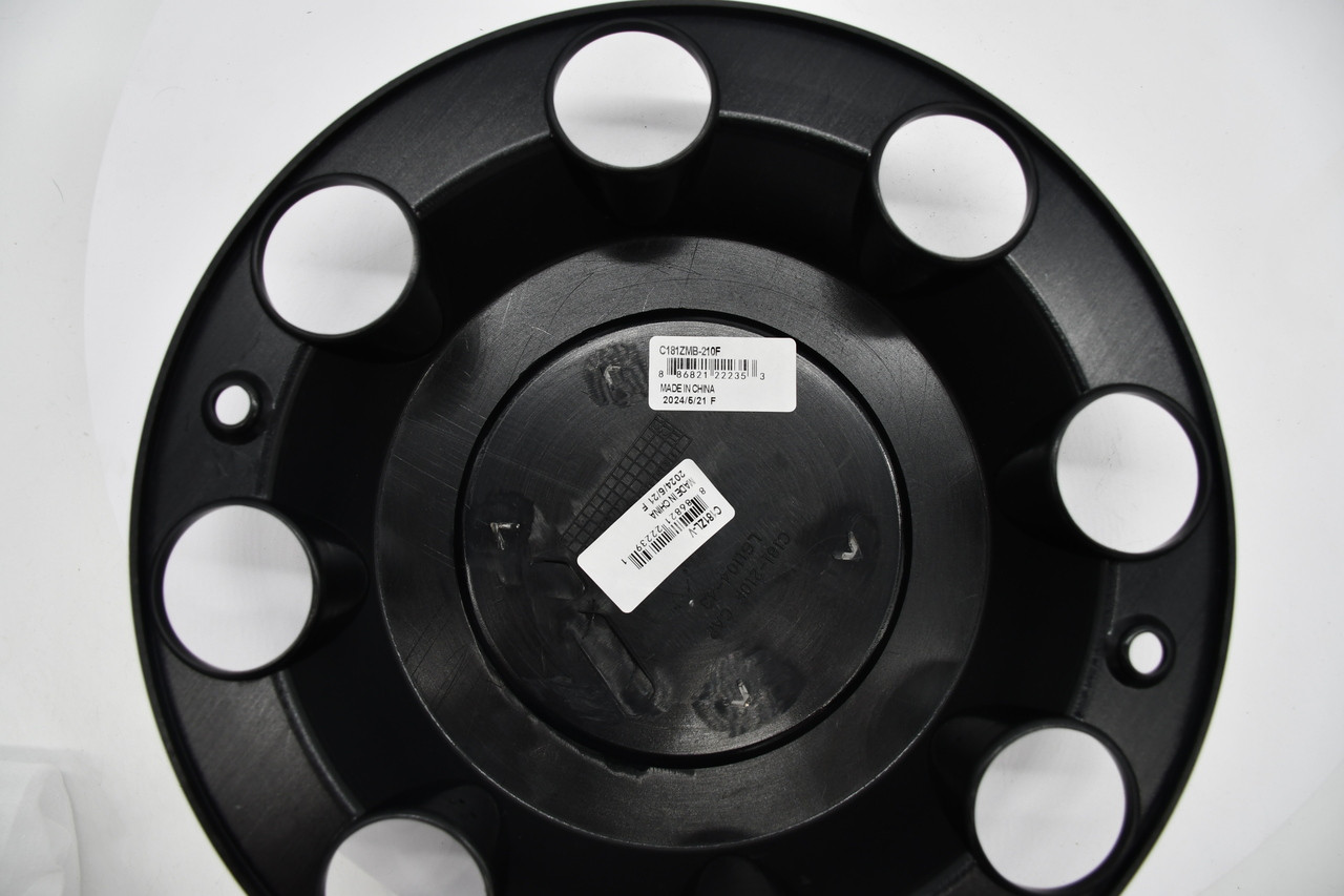 Vision 181 Hauler Dually C181ZMB-210F Matte Black Wheel Center Cap 10.25" 8x210