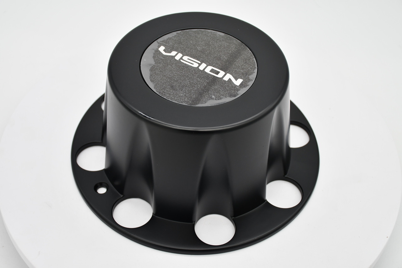 Vision 181 Hauler Dually C181ZMB-210R Matte Black Wheel Center Cap 10.25" 8x210