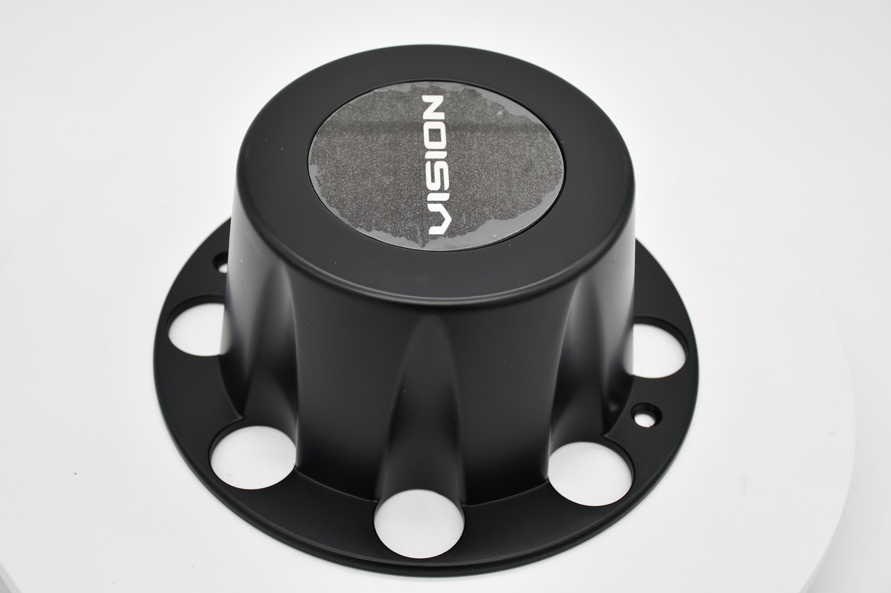Vision 181 Hauler Dually C181ZMB-210R Matte Black Wheel Center Cap 10.25" 8x210